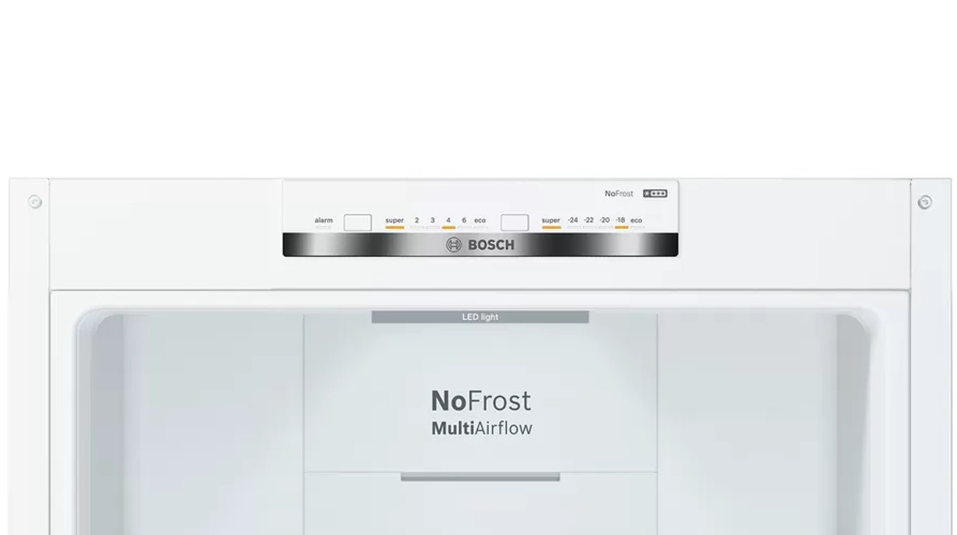 Bosch Serie 4 KGN36VWED lodówko-zamrażarka Wolnostojący 326 l Biały