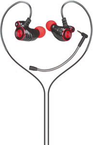 HP DHE-7002 Wired In-Ear Headset for Calls/Music, Black