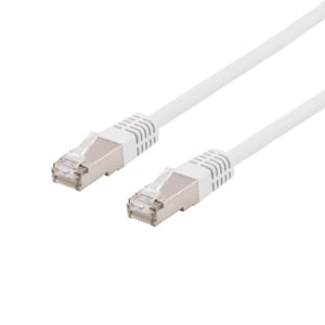 Deltaco SFTP-610VH Network Cable, White, 10 m, Cat6 S/FTP (S-STP)