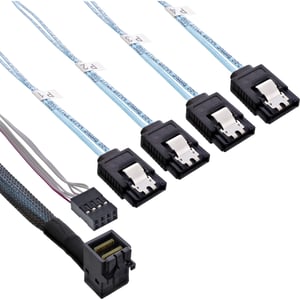InLine 27631B kabel SAS 1 m Czarny