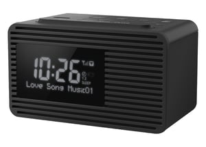 Panasonic RC-D8EG-K radio Zegar Czarny