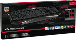 SPEEDLINK IOVIA USB Gaming Keyboard, Black
