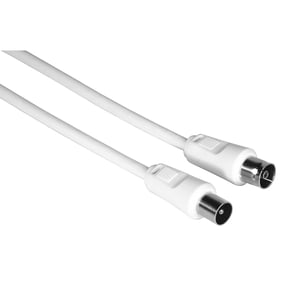 Hama 00205029 3 m Coaxial Cable, White