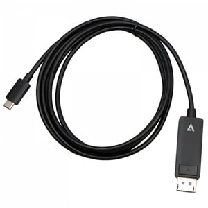 V7 V7USBCDP14-2M adapter kablowy DisplayPort USB Type-C Czarny