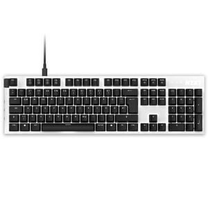 NZXT FUNCTION klawiatura Biuro USB QWERTZ Niemiecki Czarny, Biały