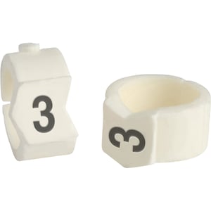 Brady SCN-36-3 znacznik kablowy Czarny, Biały Nylon 50 szt.