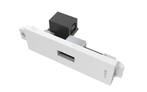 Vision TC3 USBA gniazdko elektryczne USB Biały