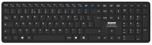 Port Designs 900903-R-DE klawiatura Dom Bluetooth QWERTZ Niemiecki Czarny