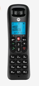 Motorola CD4001 DECT-Telefon Name und Identifizierung des Anrufers Schwarz