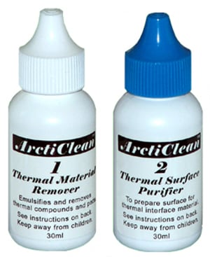 Arctic Silver ArctiClean 1+2, 2x30ml Środek do czyszczenia smarem termicznym