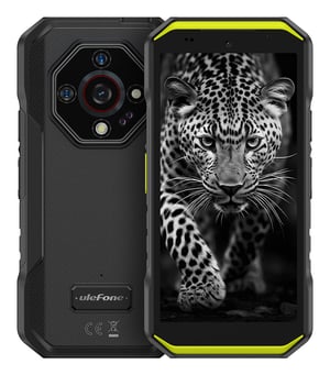 Ulefone Armor X32 14,3 cm (5.65") Dual SIM Android 14 4G USB Type-C 6 GB 128 GB 5500 mAh Svart, Grön