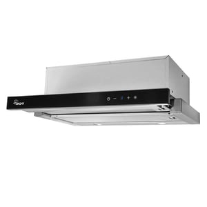 Akpo WK7LIGHTGLASSTOUCH60CZ okap kuchenny Pół wbudowany (wyciągany) Czarny 220 m³/h