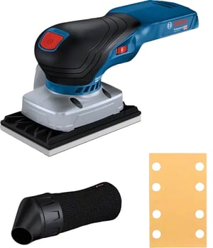 Bosch GSS 18V-13 PROFESSIONAL Losowa szlifierka oscylacyjna 1000 RPM 2000 OPM Czarny, Niebieski, Czerwony
