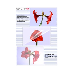 Olympia 1x100 DIN A4 125 micron folia do laminowania 100 szt.