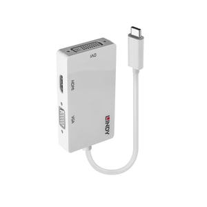 Lindy 43273 External USB Graphics Card 3840 x 2160 px White