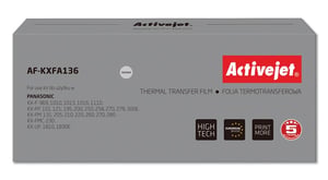 Activejet kopieringsfilm AF-KXFA136 (ersättning för Panasonic KX-FA136; Supreme; svart)