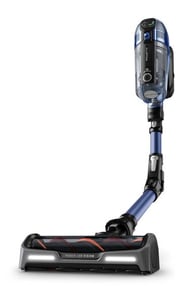 Rowenta X-Force RH99C0 2-i-1-dammsugare med stativ, batteri, torrdammsugning, utan påse, 0,9 l, 480 W, svart, blå