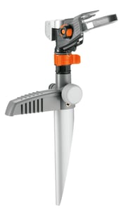 Gardena 8136-20 Water Sprinkler Pulsating Water Sprinkler Gray, Orange, Silver