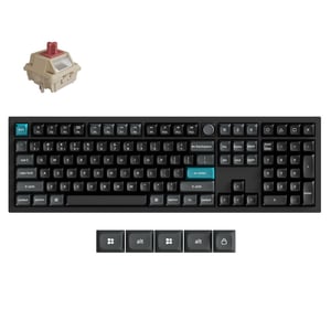 Keychron Q6 Ultra 8K klawiatura Uniwersalne USB + RF Wireless + Bluetooth Czarny