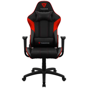 ThunderX3 EC3BR Gaming-Sessel Gaming-Sessel Gepolsterte Sitzfläche Schwarz, Rot