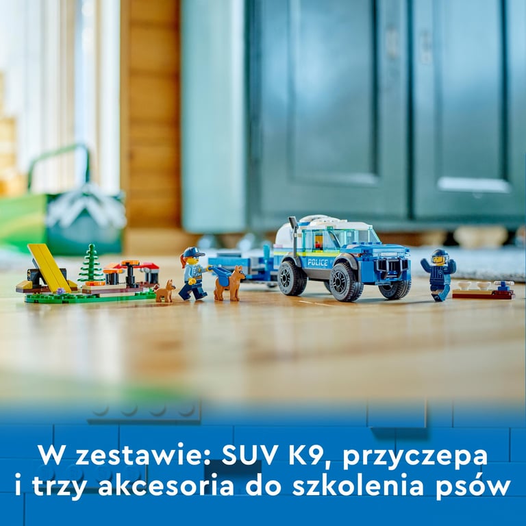 LEGO City Szkolenie psów policyjnych w terenie