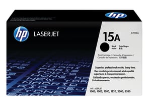 HP 15A Original LaserJet Black Toner Cartridge