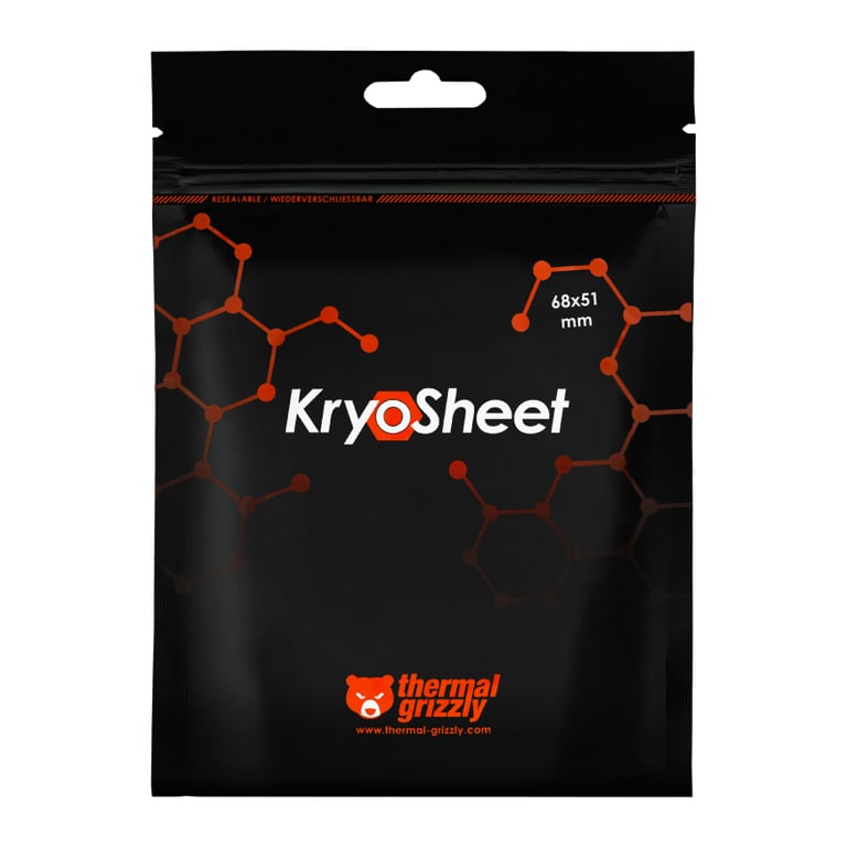 Thermal Grizzly KryoSheet pasta termoprzewodząca Podkładka termiczna 1 g