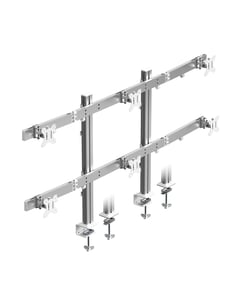 ICY BOX IB-MS666-T6 81.3 cm (32") Desk, Silver