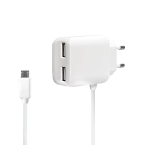 LogiLink PA0157W Ladegerät für mobile Geräte, universell, weiß, Wechselstrom, für den Innenbereich