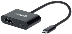 Manhattan 153416 extern grafikkort USB Svart