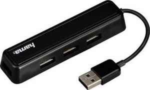 Hama Slim USB 2.0 480 Mbit/s Schwarz