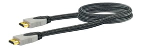 Schwaiger HDM0150G 063 kabel HDMI 1,5 m HDMI Typu A (Standard) Czarny, Szary