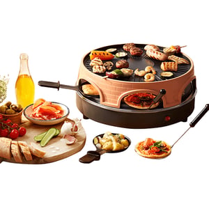 Emerio PO-113255.4 raclettegrill 1500 W Svart, Brunt