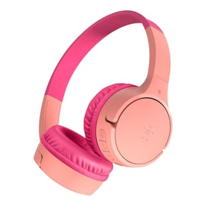 Belkin SoundForm Mini – Kabelloses Headset mit Kopfbügel – Telefonate/Musik – USB Typ C – Rosa