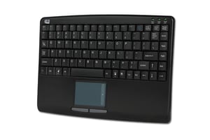 Adesso SlimTouch 410 tangentbord, universellt USB QWERTY, amerikansk engelska, svart