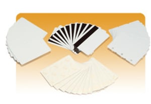 Zebra PVC, 30 mil, Recycled PVC Cards