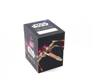 Asmodee Star Wars: Unlimited Soft Crate – X-Wing/TIE Fighter Deck Box