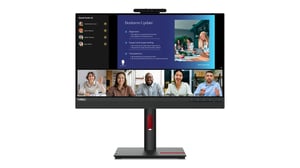 Lenovo ThinkVision T24v-30 monitor komputerowy 60,5 cm (23.8") 1920 x 1080 px Full HD LED Czarny