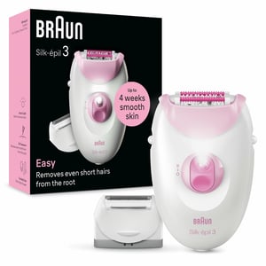 Braun Silk-épil 3 3-031 20 Pinzetten Rosa, Weiß