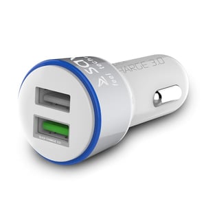 Savio SA-06/W Portable Device Charger, Universal, White, Cigarette Lighter, Fast Charging, Automatic