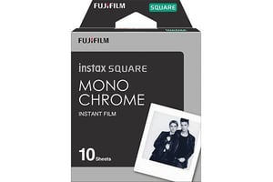 Fujifilm Instax Square 10-Sheet Monochrome Instant Film, 10 sheets, 86 x 72 mm