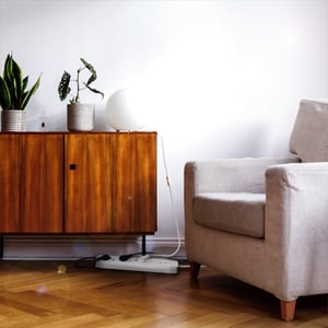 LogiLink LPS402 rozgałęziacz 1,5 m 5 x gniazdo sieciowe Wewnętrzna Biały