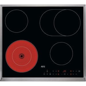 AEG HK634060XB Svart Inbyggd 60 cm Keramisk 4 zoner