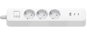 Xiaomi BHR07UKEU Surge Protector, White, 3 x 250 V Power Outlets, 1.4 m