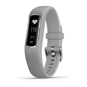 Garmin vívosmart 4 OLED Aktivitätsarmband Grau, Silber