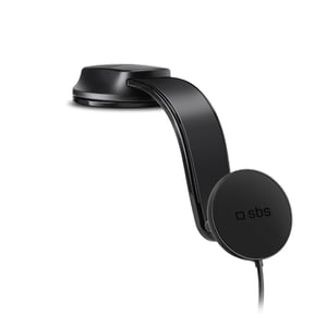 SBS TESUPPMAG15W21 Ladegerät für mobile Geräte Smartphone Schwarz Zigarettenanzünder Kabelloses Laden Automatisch