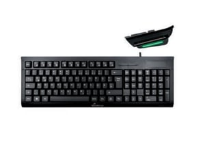 MediaRange MROS114 tangentbord Kontor USB QWERTZ Tysk Svart