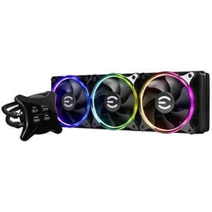 EVGA 400-HY-CX36-V1 PC Cooling System All-in-One Liquid CPU Cooler 12 cm Black