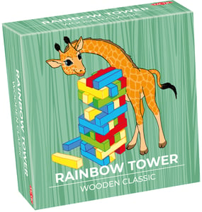 Tactic Trendy Colorful Tower—a toy that develops motor skills