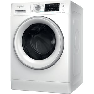 Whirlpool FFWDD 1076258 SV EE tvätt- och torktumlare, fristående, frontmatad, vit